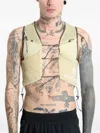 Saysky Star-print Lace-up Vest