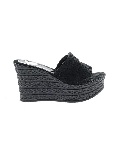 Pre-owned Sbicca Wedges In Black