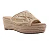 Sbicca Women's Eureka Sandal In Natural In White
