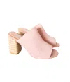 Sbicca Women's Helena Heeled Sandal In Blush Suede In Multi