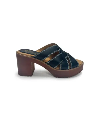 Sbicca Women's Norwood Leather Heeled Sandals In Black