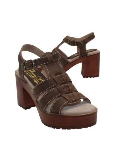 Sbicca Women's Oakdale Sandal In Chocolate In Gold