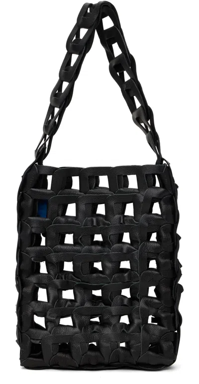 Sc103 Black Medium Links Tote In Sid