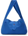 Sc103 Blue Cocoon Bag In Blue