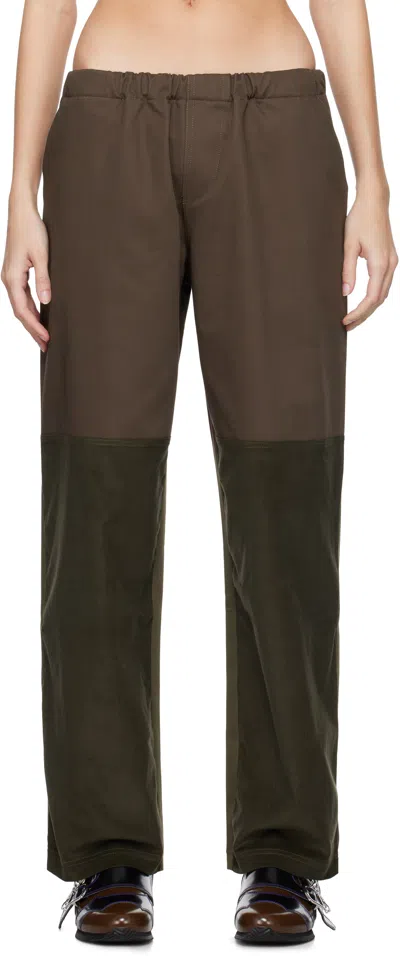 Sc103 Brown Dispatch Trousers In Beam