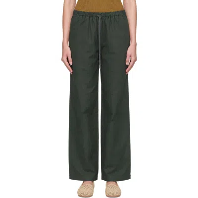 Sc103 Green Domain Trousers In Shade