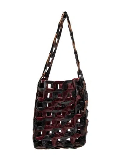 Pre-owned Sc103 Leather Shoulder Bag In Multicolor