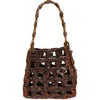 Sc103 Links Leather Shoulder Bag In Tannin