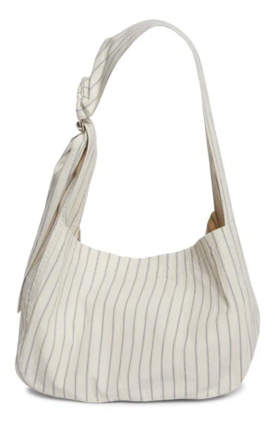 Sc103 Mini Cocoon Sac Metallic Faux Leather Tote In Picnic