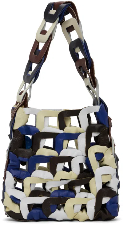 Sc103 Multicolor Links Tote In Quill