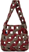 Sc103 Red & Brown Links Bag In Brown