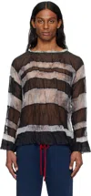 Sc103 Ssense Exclusive Black & Off-white Crypt Top In Reverse Balm