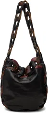 SC103 SSENSE EXCLUSIVE BURGUNDY & BLACK DRUM TOTE