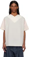 Sc103 Ssense Exclusive White & Black Alps Top In Dot Grid