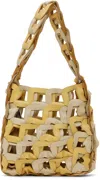 Sc103 Links Leather Shoulder Bag In Wheat