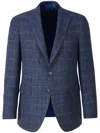 Scabal® Scabal Motif Checks Blazer In Blau