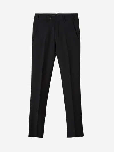 Scabal® Scabal Formal Wool Pants In Black
