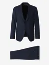 Scabal® Two-button Flap-pocket Suit In Blue