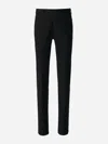 Scabal® Scabal Formal Wool Trousers In Black