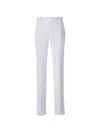 Scabal® Linen Tailored Trousers In White