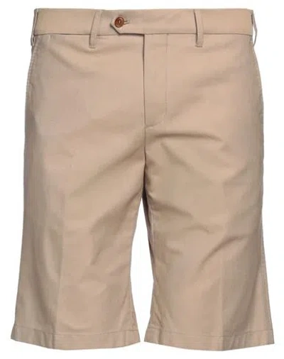 Scabal® Scabal Man Shorts & Bermuda Shorts Sand Size 42 Cotton In Beige