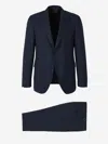 Scabal® Two-button Flap-pocket Suit In Blue