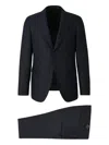Scabal® Scabal Plain Linen Suit In Blue