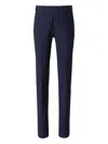 Scabal® Scabal Formal Wool Trousers In Blue