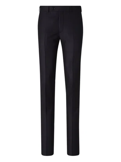 Scabal® Tailored Trousers In Black