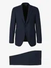 Scabal® Two-button Flap-pocket Suit In Blue