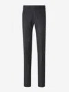 Scabal® Scabal Formal Wool Trousers In Gray