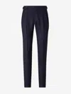 Scabal® Scabal Wool Dress Troursers In Black