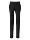 Scabal® Wool Trousers In Black