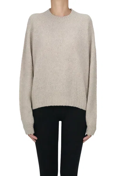 Scaglione Box Pullover In Nude