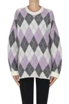 Scaglione Diamond Patterned Pullover In Multi