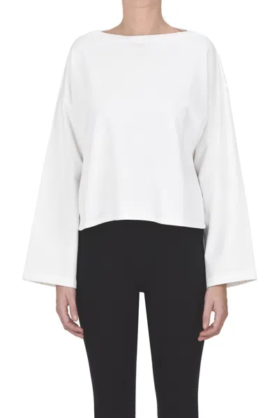 Scaglione Lightweight Fleece T-shirt In White