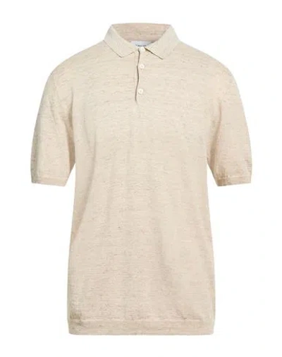 Scaglione Man Sweater Beige Size 3xl Linen, Cotton In Neutral