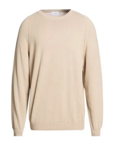 Scaglione Man Sweater Beige Size Xxl Cotton In Brown