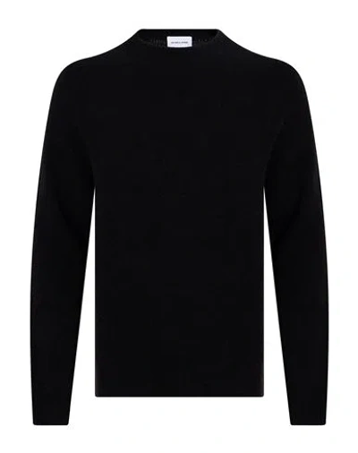 Scaglione Man Sweater Black Size L Merino Wool, Polyamide