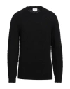 Scaglione Man Sweater Black Size Xl Merino Wool, Recycled Cashmere, Polyamide