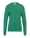Scaglione Man Sweater Green Size Xl Silk