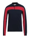 Scaglione Man Sweater Midnight Blue Size L Cotton In Blue