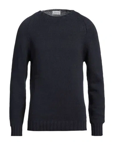 Scaglione Man Sweater Midnight Blue Size S Cotton, Polyamide