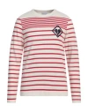 Scaglione Man Sweater Off White Size Xl Cotton In Off White