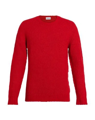 Scaglione Man Sweater Red Size L Merino Wool, Recycled Cashmere, Polyamide