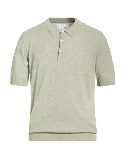 Scaglione Man Sweater Sage Green Size Xl Cotton