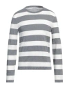 Scaglione Man Sweater White Size L Linen, Cotton, Polyamide