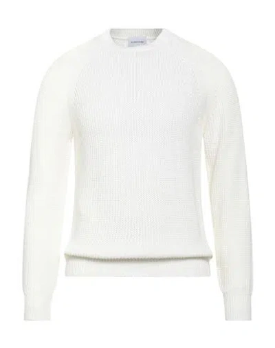 Scaglione Man Sweater White Size M Cotton