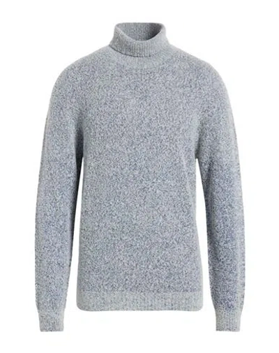 Scaglione Man Turtleneck Grey Size Xl Merino Wool, Polyamide In Gray