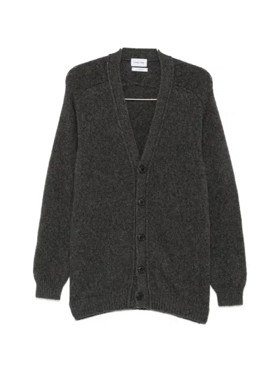 Scaglione Ribbed-knit V-neck Cardigan In Multi
